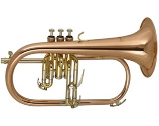 Elkhart 100FH Flugelhorn - Rose Brass Bell