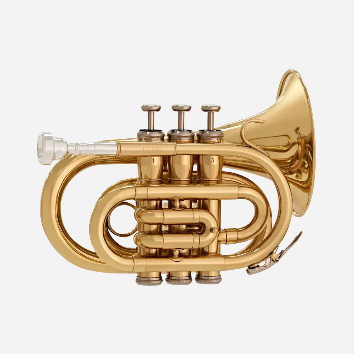 Elkhart 100PKT Bb Pocket Trumpet - Lacquer