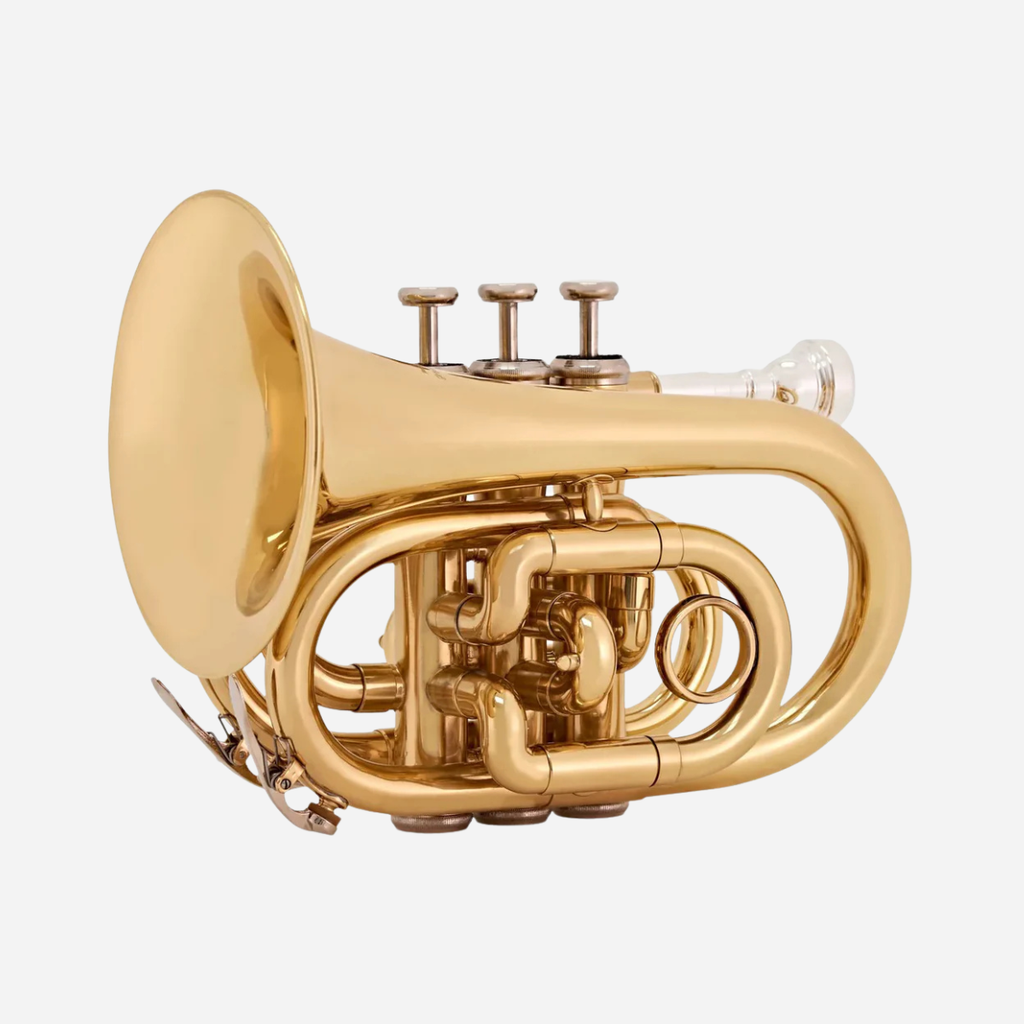 Elkhart 100PKT Bb Pocket Trumpet - Lacquer