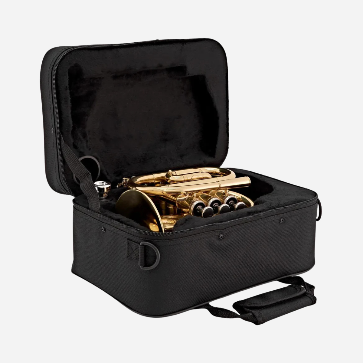 Elkhart 100PKT Bb Pocket Trumpet - Lacquer