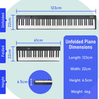 Axus AXF12 88 Note Folding Digital Piano - Rental