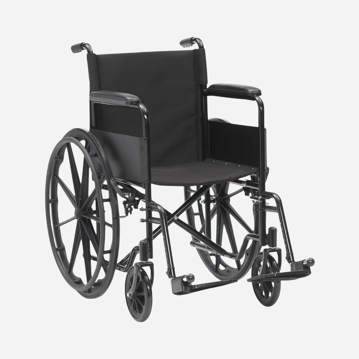 Black Sport Self Propel Wheelchair
