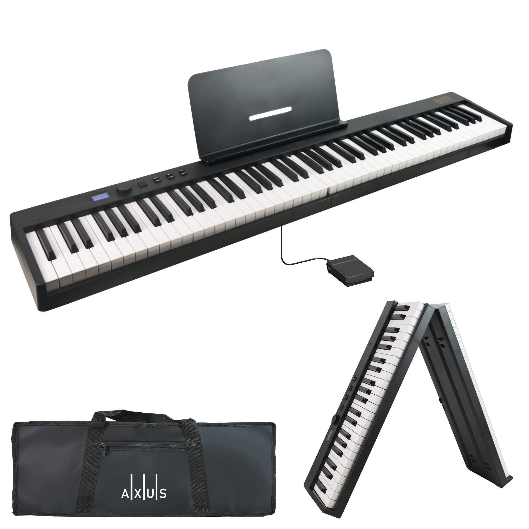 Axus AXF12 88 Note Folding Digital Piano - Rental