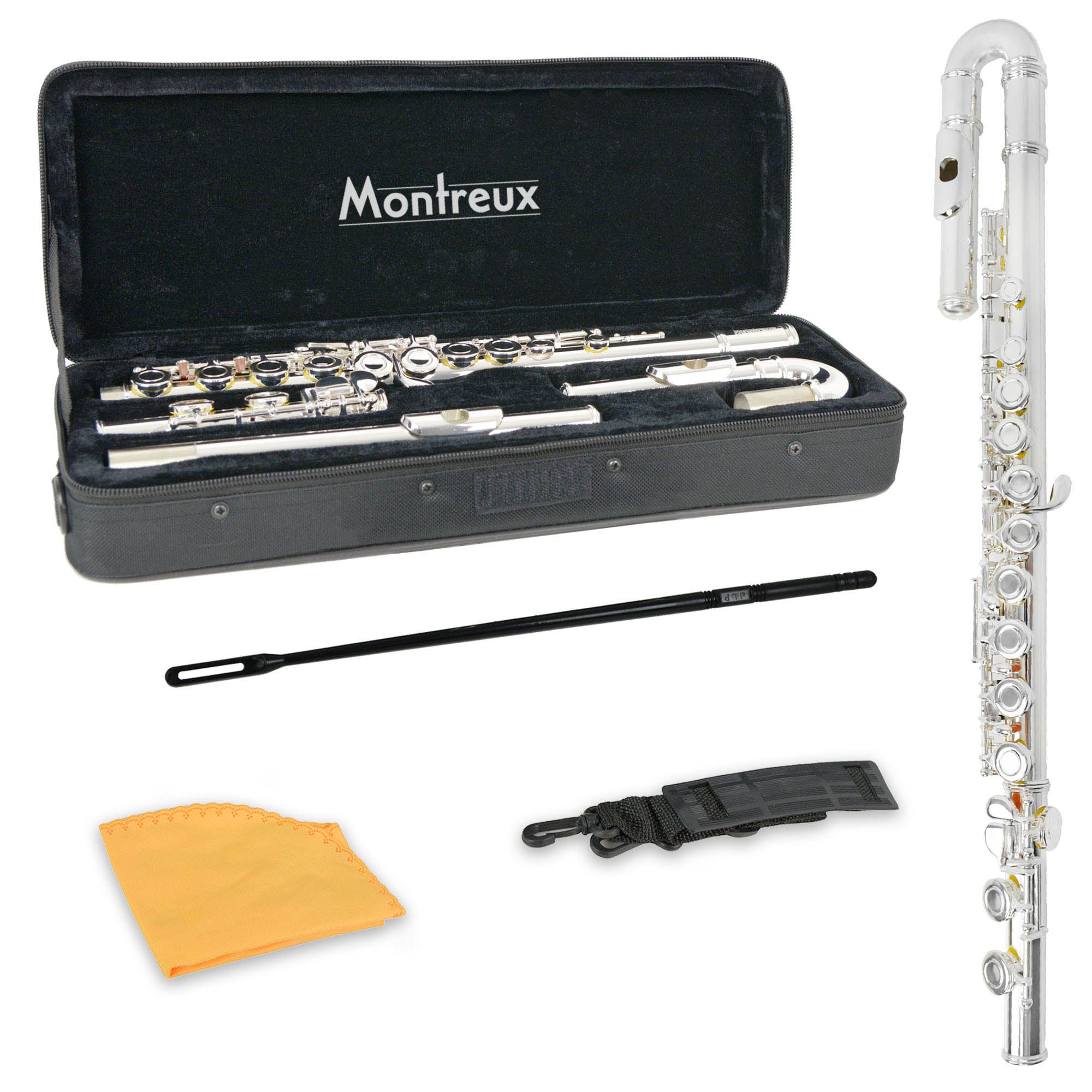 Montreux Student Curved Head Flute - Rental