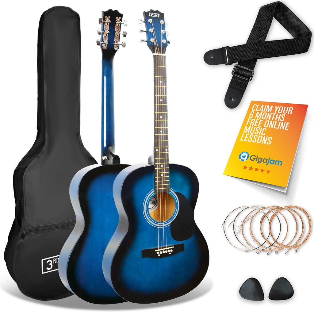 3rd Avenue Full Size Acoustic Guitar Pack - Rental