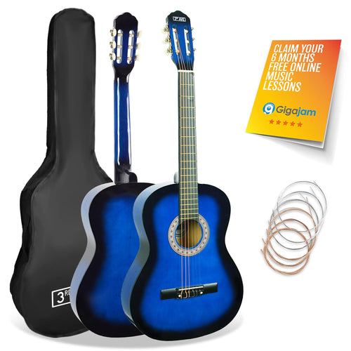 3rd Avenue Full Size Classical Guitar Pack - Rental