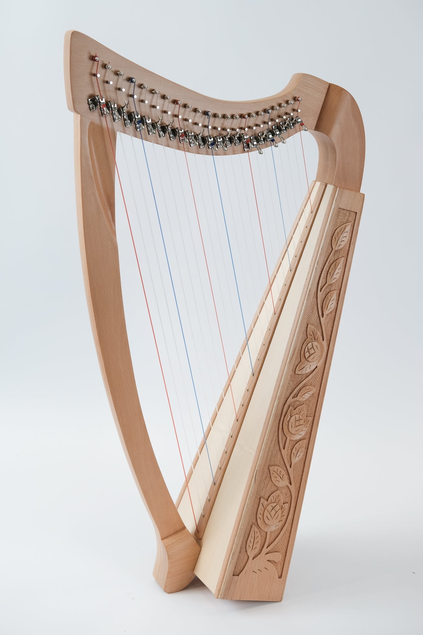 Silver Harp Bundle - Heritage 22 String Heather Harp