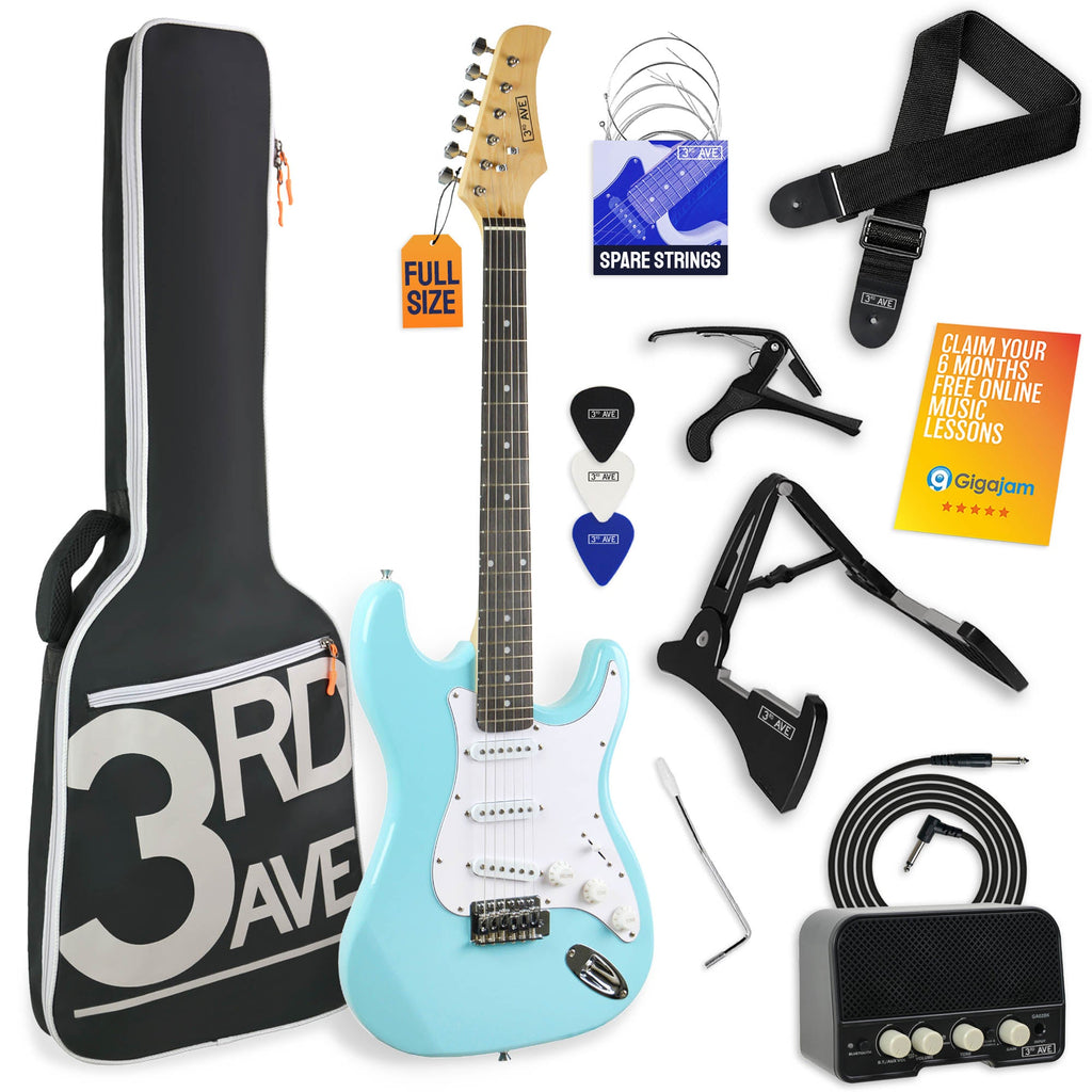 3rd Avenue Full Size Electric Guitar Pack with Amp - Rental