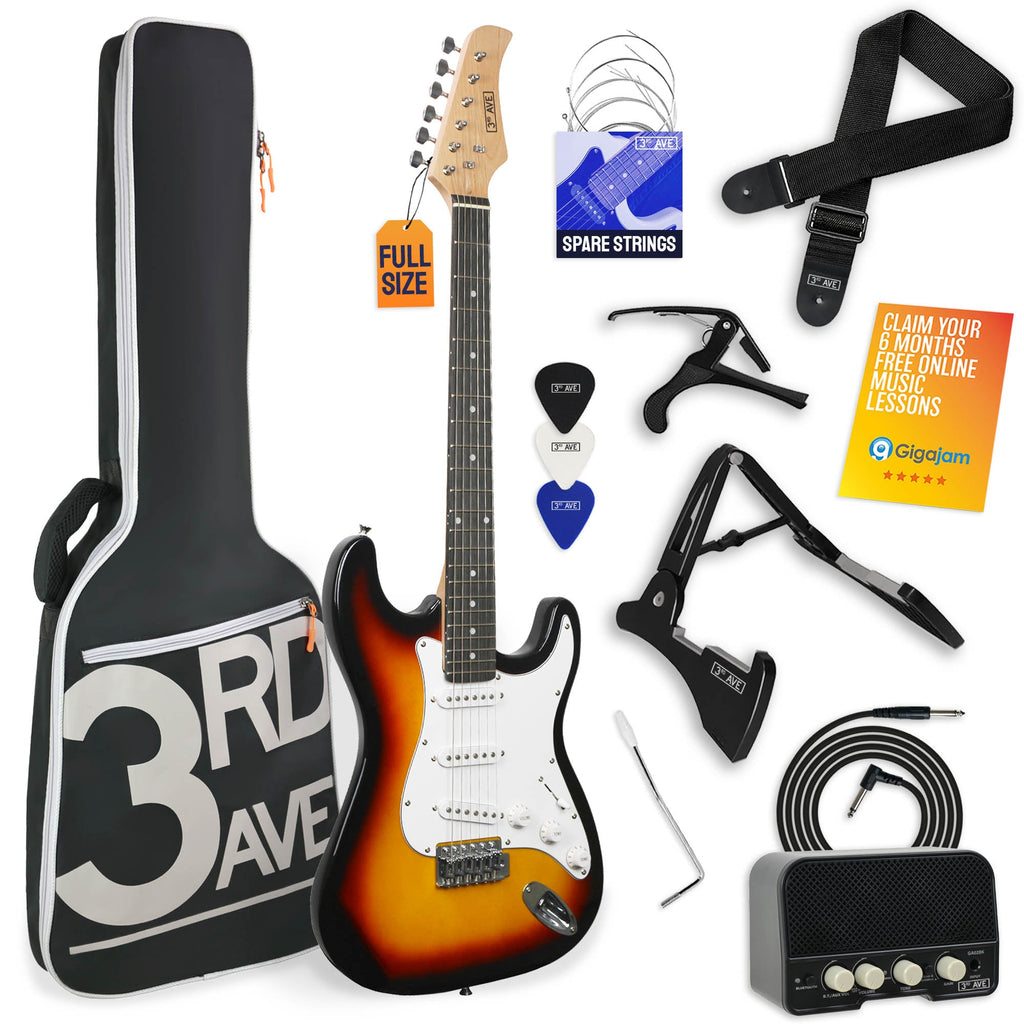 3rd Avenue Full Size Electric Guitar Pack with Amp - Rental