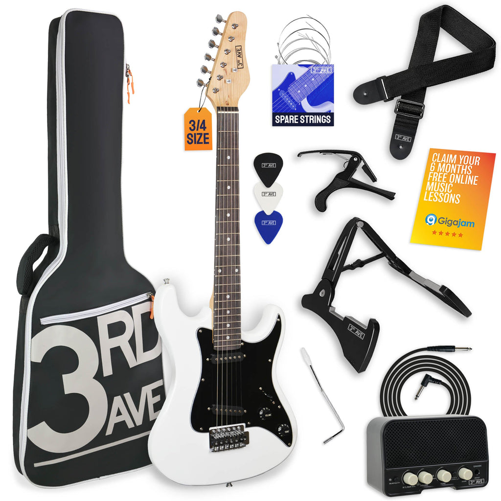 3rd Avenue 3/4 Size Electric Guitar Pack with Amp - Rental