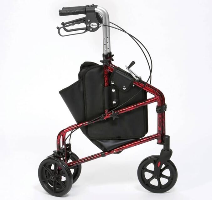 Aluminium 3-Wheeled Walker with Bag (VAT Relief)