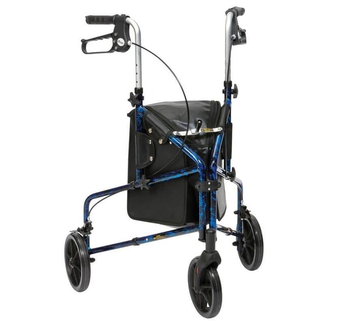 Aluminium 3-Wheeled Walker with Bag (VAT Relief)