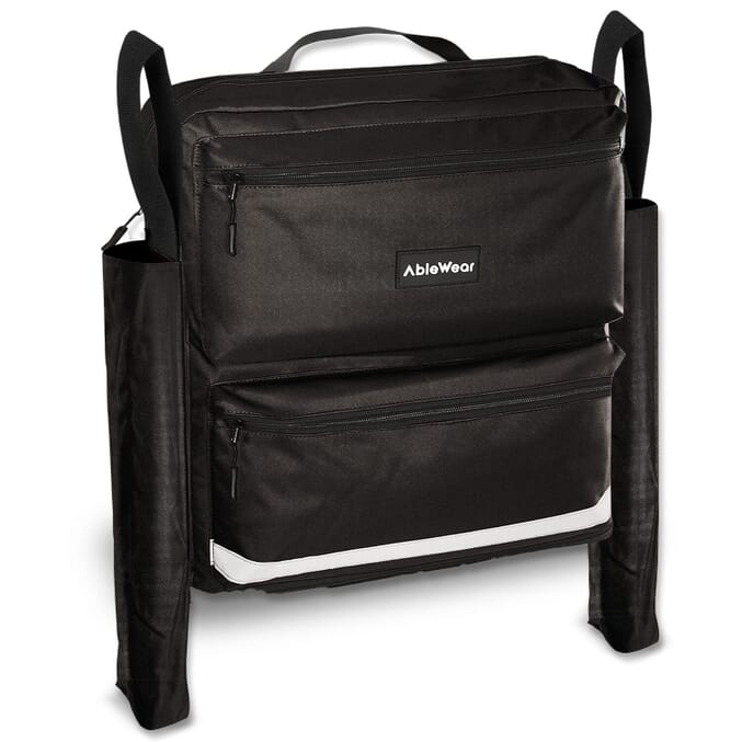 Wheelchair Bag with Crutch Pockets